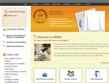 Tablet Screenshot of ismas.org